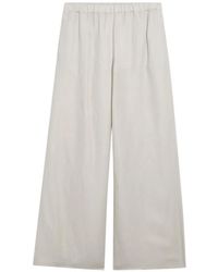 Max Mara - Elasticated-Waist Wide-Leg Trousers - Lyst