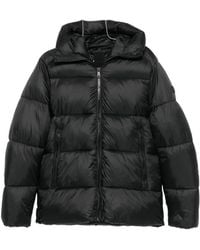SERGIO MORETTI FIRENZE - Logo-Patch Padded Jacket - Lyst