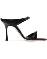 Victoria Beckham - Zapatos de tacón de 100mm con aplique de hebilla - Lyst