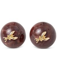 Patrizia Pepe - Fly-Motif Marbled Earrings - Lyst
