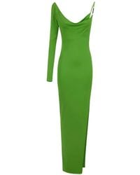 Elisabetta Franchi - One-Shoulder Maxi Dress - Lyst