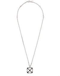 Off-White c/o Virgil Abloh - Arrows Enamel Necklace - Lyst