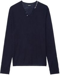 Zadig & Voltaire - Monastir Cashmere Sweater - Lyst