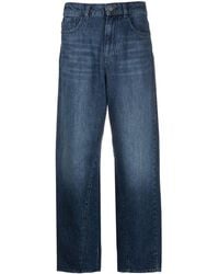 Emporio Armani - Baggy Denim Jeans - Lyst
