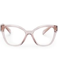 Prada - Cat-Eye-Frame Glasses - Lyst