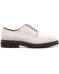 SCAROSSO - Harry Suede Derby Shoes - Lyst