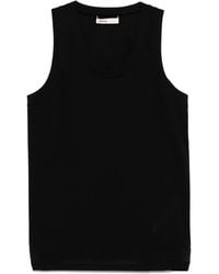 KHAITE - Isha Mouwloze Top Met Ronde Hals - Lyst