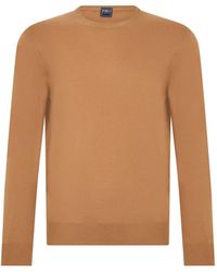 Fedeli - Jersey De Cachemira Con Cuello Redondo - Lyst