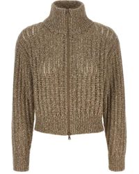 Brunello Cucinelli - ハイネック カーディガン - Lyst