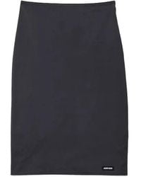 Miu Miu - Stretch Poplin Skirt - Lyst