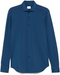 Xacus - Geometric-Print Shirt - Lyst