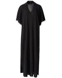 Fabiana Filippi - Collared V-Neck Dress - Lyst