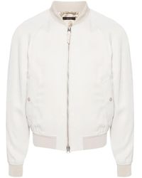 Tom Ford - Leather-Trim Bomber Jacket - Lyst