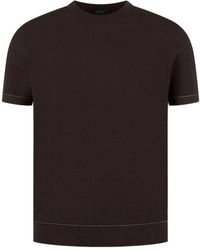 Brioni - Fine-Knit Crew-Neck T-Shirt - Lyst