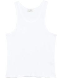 Second/Layer - Ribbed-Cotton Tank Top - Lyst