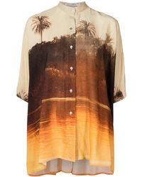 Lenny Niemeyer - Camicia Con Stampa Grafica - Lyst