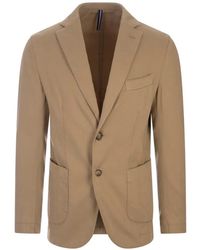 RUSSO CAPRI - Blazer Oxford Con Botones - Lyst