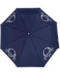 Moschino - Logo-Detail Graphic-Print Umbrella - Lyst