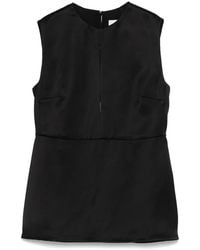 Jil Sander - Satin Vest - Lyst