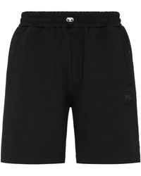 Philipp Plein - Shorts Con Logo Goffrato - Lyst