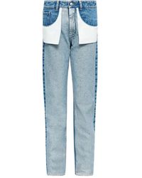 MM6 by Maison Margiela - Inside-Out Seams Jeans - Lyst