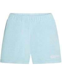 KARL LAGERFELD - Embroidered-Logo Shorts - Lyst