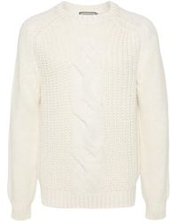 Canali - Jersey de canalé con diseño trenzado - Lyst