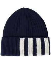 Thom Browne - Berretto Con Motivo A Righe - Lyst