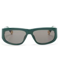 Jacquemus - Pilota Rectangle-frame Sunglasses - Lyst