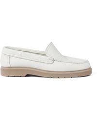 Brunello Cucinelli - Leather Loafers - Lyst