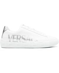Versace - Greca Sneakers Met Logoprint - Lyst