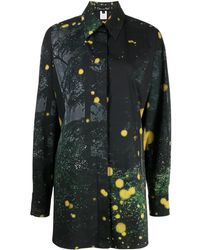 Oscar de la Renta - Hemd Mit "Firefly"-Print - Lyst