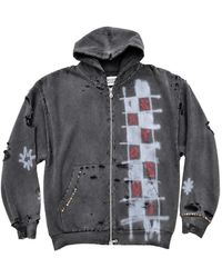 Satoshi Nakamoto - Get What I Want Distressed Spray-Paint Hoodie - Lyst