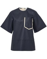 Lee Mathews - Henry Chest-Pocket Shirt - Lyst
