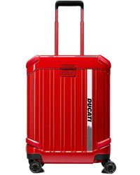 Piquadro - X Ducati Logo-Print Suitcase - Lyst