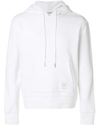 Thom Browne - Center-Back Stripe Loopback Knit Pullover Hoodie - Lyst