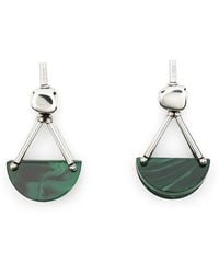 Plan C - Half Moon Geometric Drop Earrings - Lyst