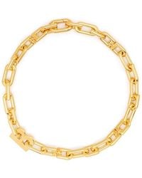 Balenciaga - B-chain Thin Necklace - Lyst