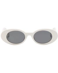 Palm Angels - Gilroy Oval-frame Sunglasses - Lyst