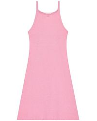 Courreges - Ribbed Knit A-Line Dress - Lyst
