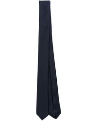 Giorgio Armani - Cravate en soie à logo jacquard - Lyst