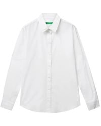 Benetton - Long-Sleeve Button-Down Shirt - Lyst