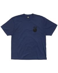 Stussy - 8 Ball Pigment-Dyed Logo-Print T-Shirt - Lyst