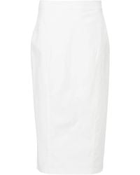 N°21 - Midi-Rok Met Vlakken - Lyst