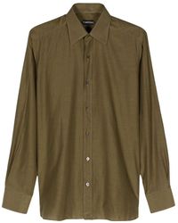 Tom Ford - Long-sleeve Silk Blend Shirt - Lyst