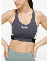 The North Face - Mountain Athletics Cross-Back Logo-Print Sports Bra - Lyst