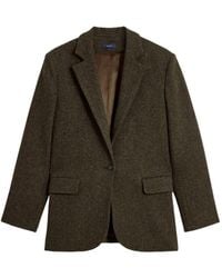 Soeur - Herringbone-Weave Single-Breasted Jacket - Lyst