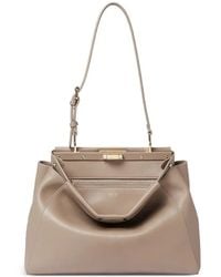 Fendi - Medium My Peekaboo Leather Handbag - Lyst
