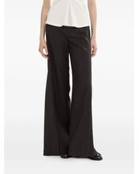 Nissa - Wide-Leg Linen Trousers - Lyst