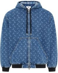 Marine Serre - Moon Denim Jacket - Lyst